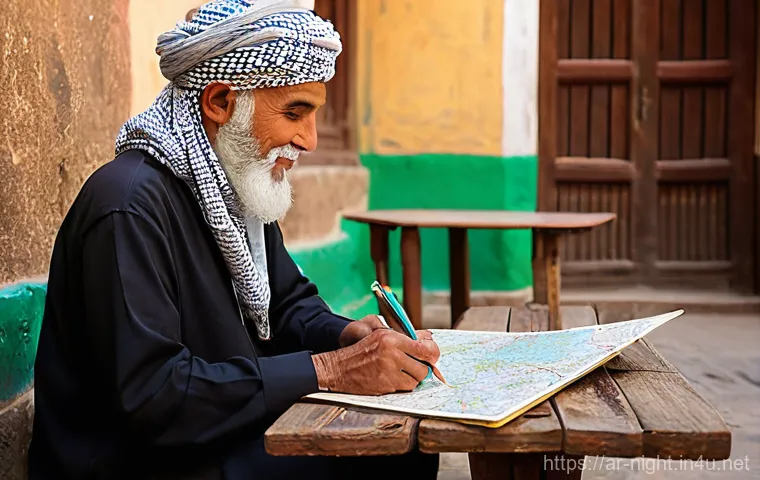 야경 명소 실시간 검색 - **Prompt 2: Stargazing in the Desert**
    "A lone individual, an adult male or female, is comfortab...