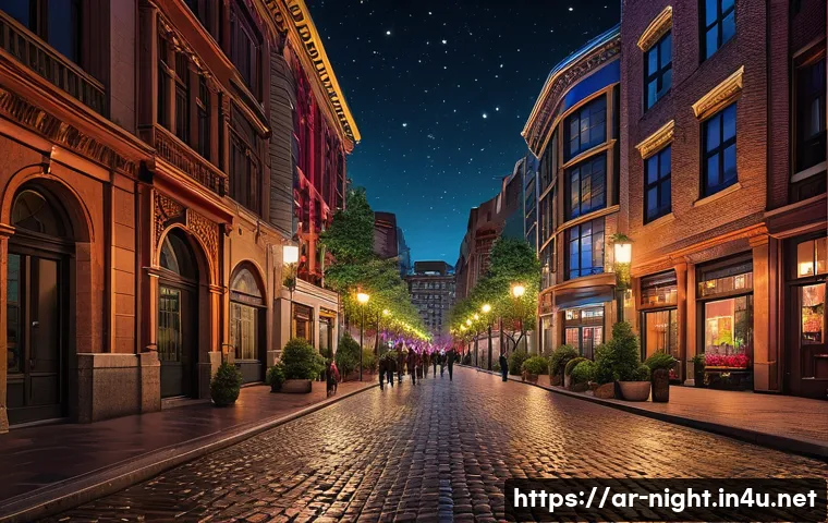 야경이 유명한 세계 도시 - A vibrant urban nightscape featuring a harmonious blend of modern skyscrapers and historic buildings...